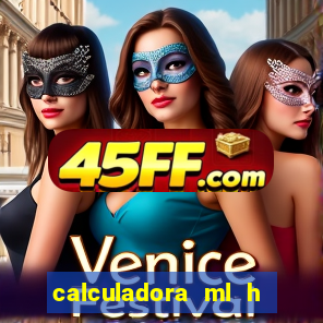 calculadora ml h para mcg kg min